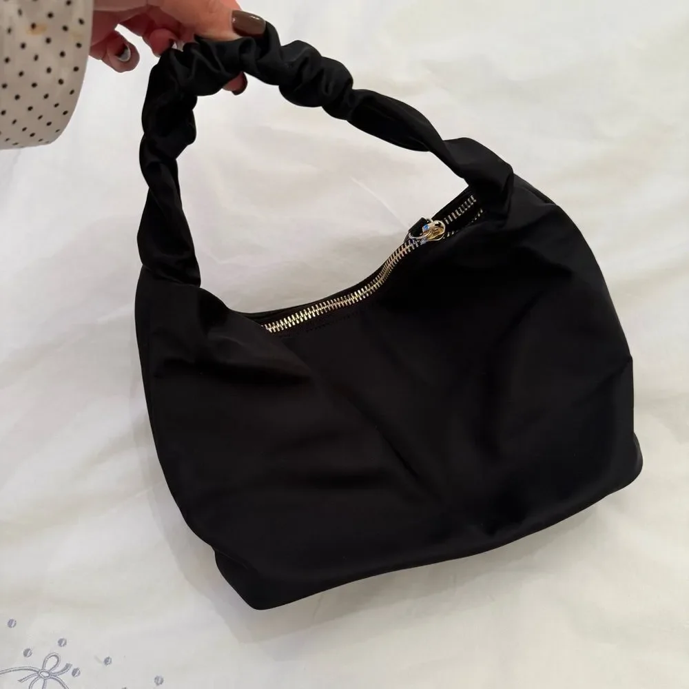 Stoney Clover Lane Black Scrunch Handle Bag - Picture 3 of 4
